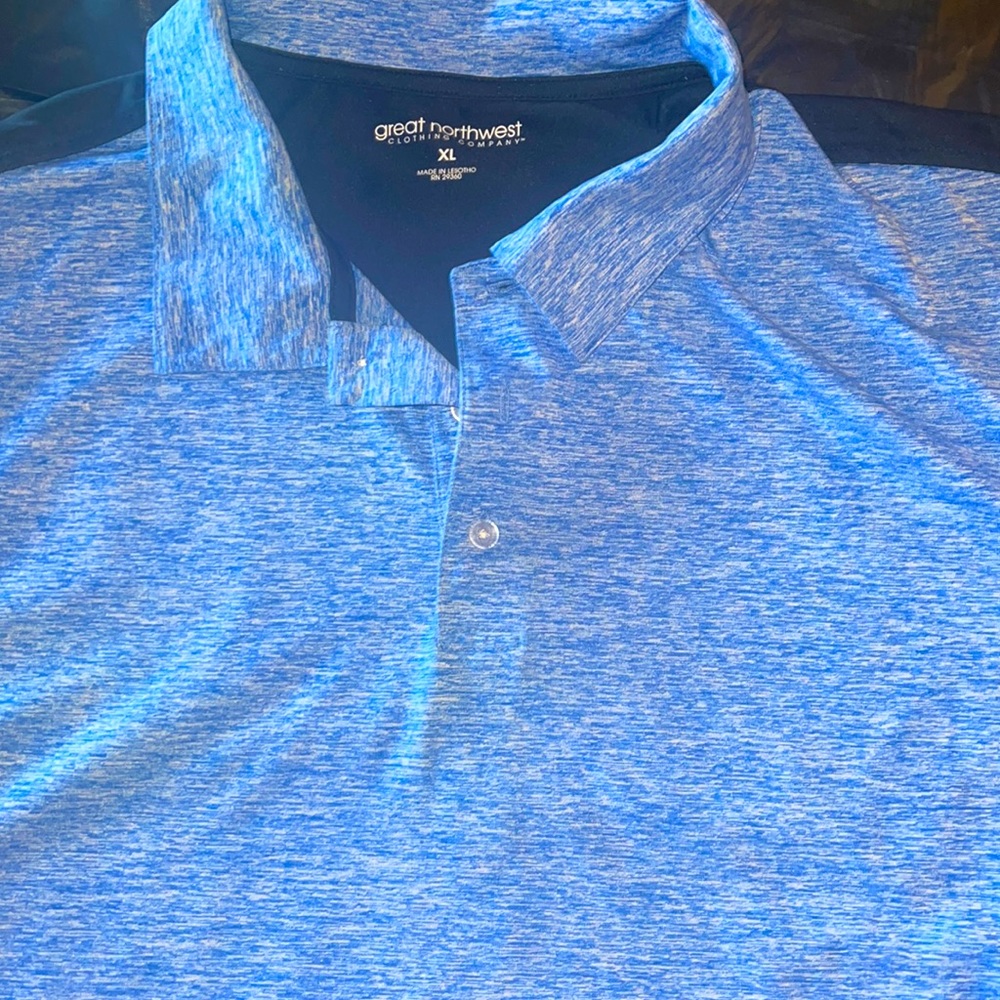 Mens Blue Polo